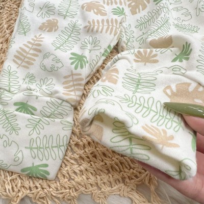 Kit 3 Calças - Cabana, Verde e Folhagem - Off White e Verde